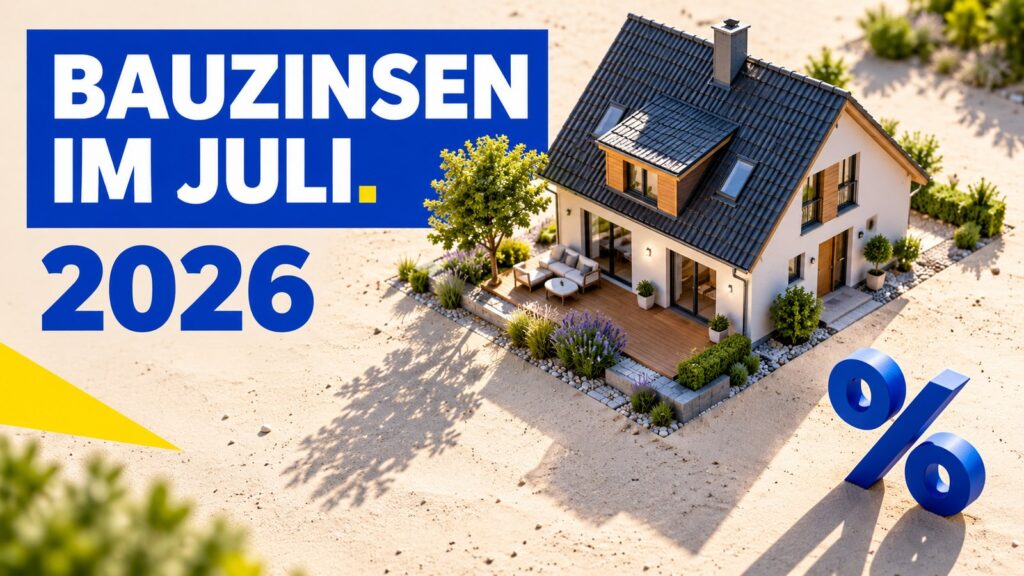 Zinsupdate – Baufizinsen im Juli 2026 – illustratives Titelmotiv
