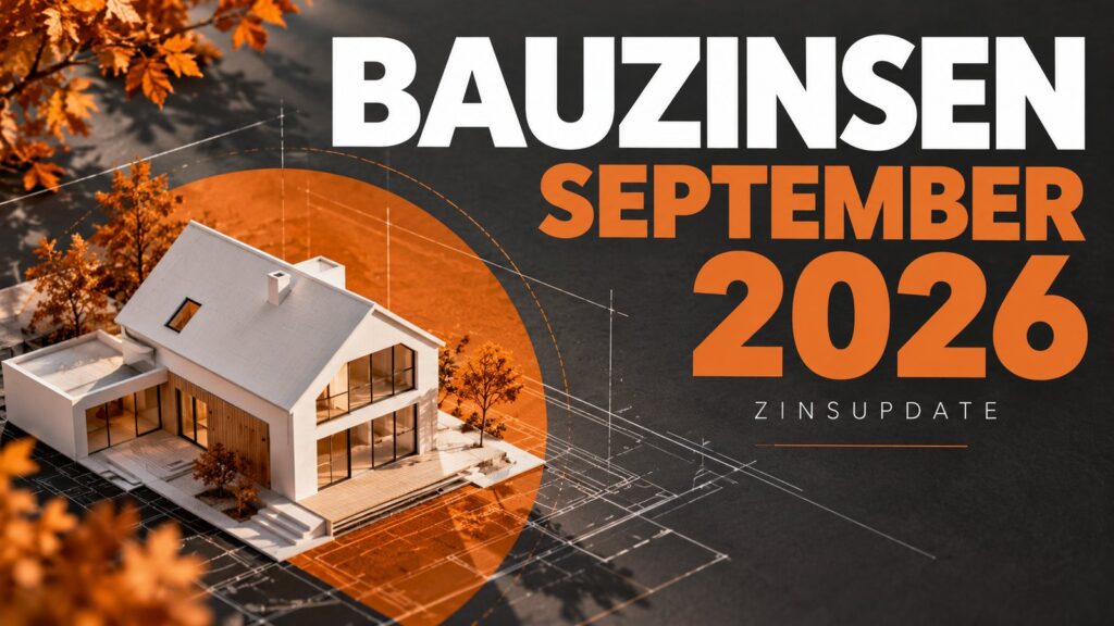 Zinsupdate – Baufizinsen im September 2026 – illustratives Titelmotiv