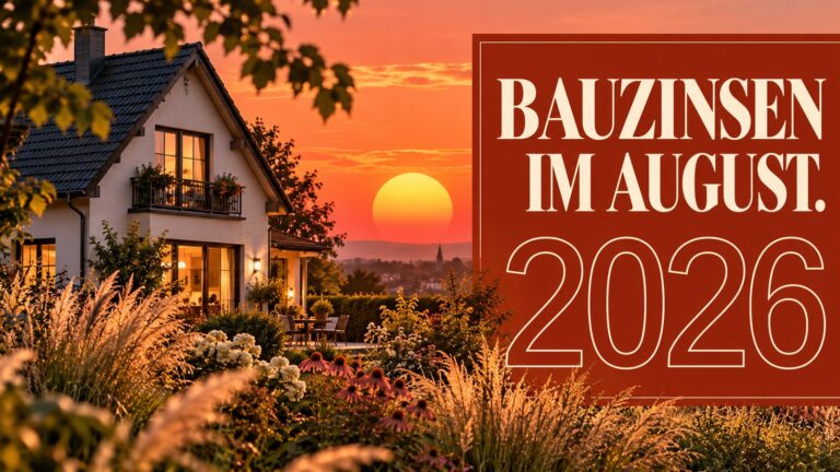 Zinsupdate: Baufizinsen im August 2026