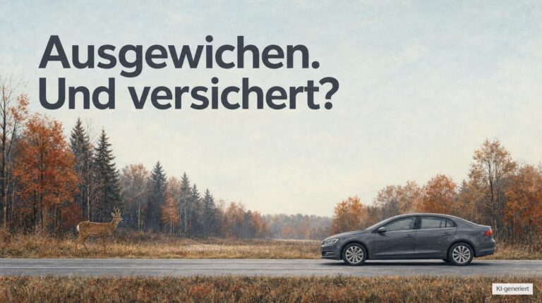 Wildunfall: Wann zahlt die Kasko – auch ohne Zusammenstoß?