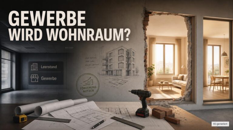Gewerbe zu Wohnen 2026: Wann sich der Umbau lohnt