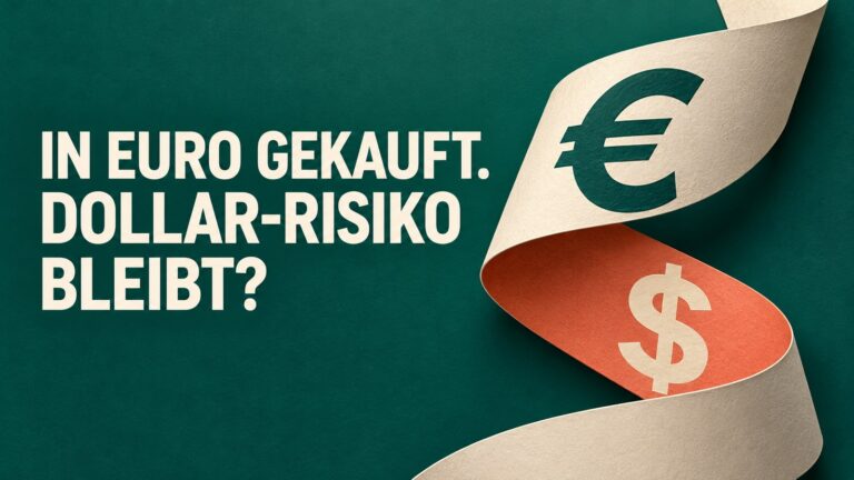 ETF in Euro: Warum der Dollar Ihre Rendite verändert