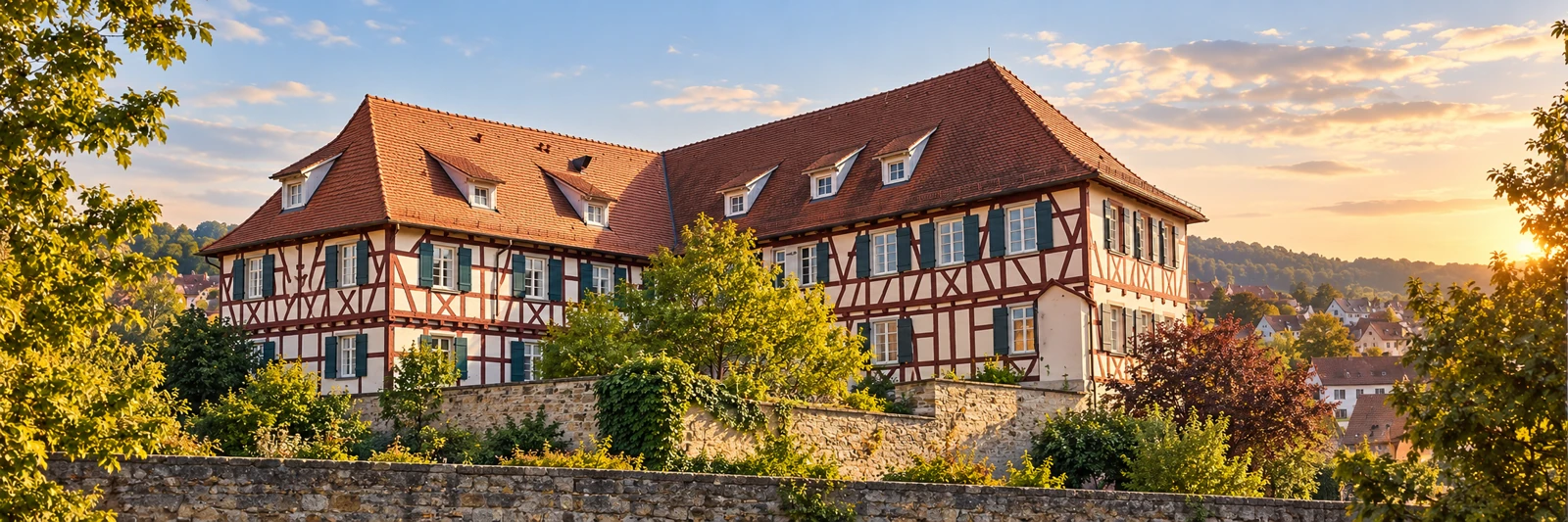 Schloss Gomaringen &ndash; KI-gestaltetes Panoramamotiv