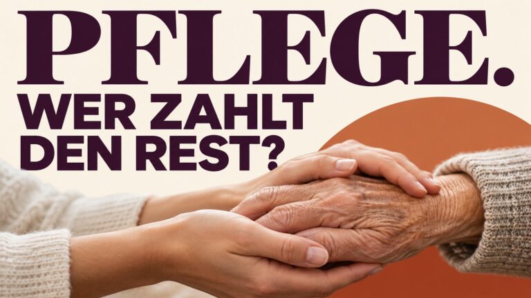 Pflegeversicherung unter Druck – wie viel müssen wir im Ernstfall selbst bezahlen?