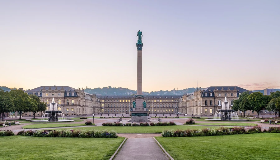 Schlossplatz in Stuttgart